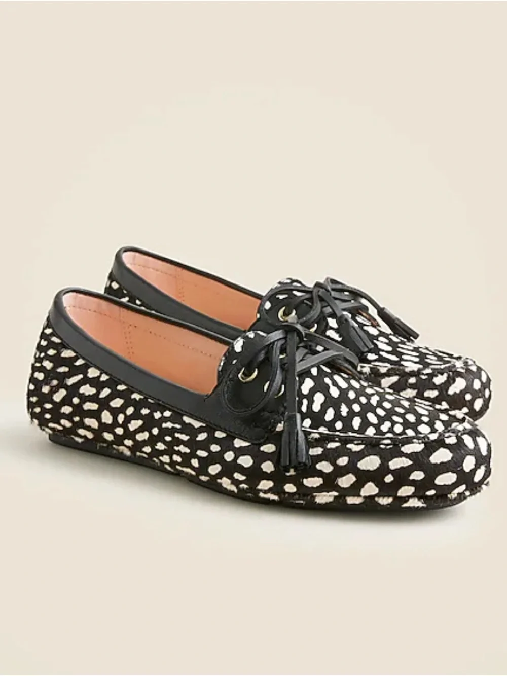 J Crew Driving Loafers in Printed Calf Hair | 6